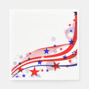 July 4th Paper Napkins