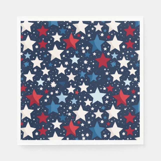 July 4th Paper Napkins (Front)