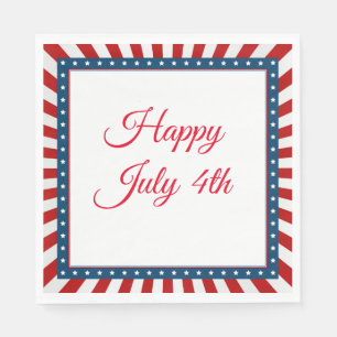 July 4th Paper Napkins
