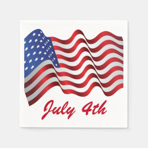 July 4th Paper Napkins
