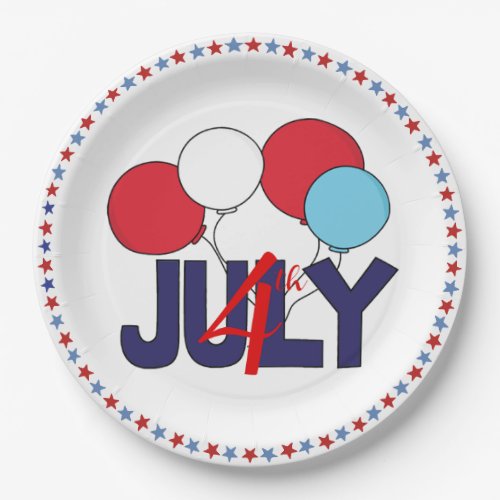 July 4th paper plates