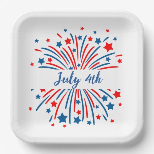 July 4th Paper Plates