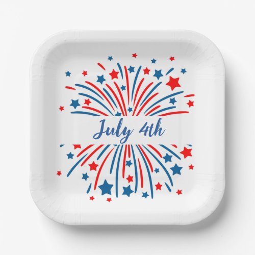 July 4th Paper Plates