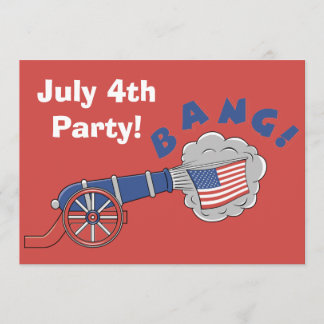 July 4th Party Invitation