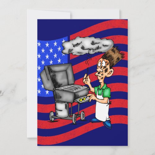 July 4th Party Invitation