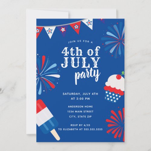 July 4th Party Invitation