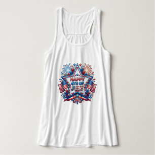 July 4th Patriotic 250 Year Birthday Tank Top