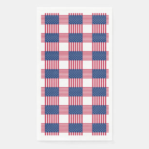 July 4th Patriotic Paper Guest Towel