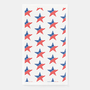July 4th Patriotic Paper Guest Towel