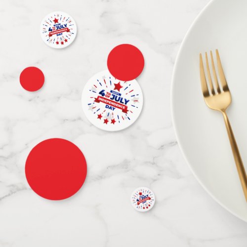 July 4th Table Confetti