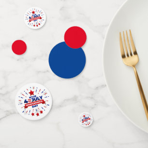 July 4th Table Confetti