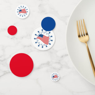 July 4th Table Confetti