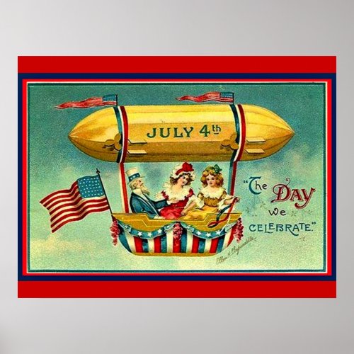 July 4th _ The Day We Celebrate Poster