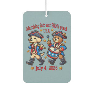 July 4th USA 250th Anniversary Semiquincentennial  Air Freshener
