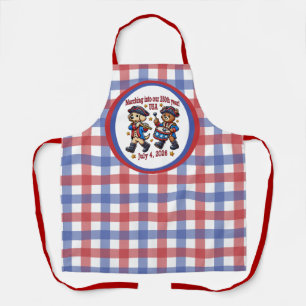 July 4th USA 250th Anniversary Semiquincentennial  Apron