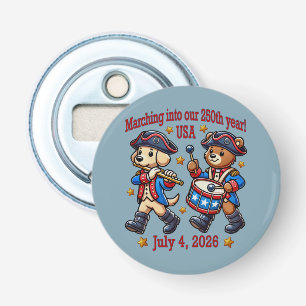July 4th USA 250th Anniversary Semiquincentennial Bottle Opener