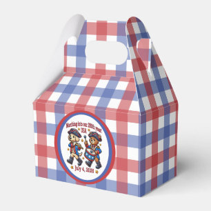 July 4th USA 250th Anniversary Semiquincentennial  Favor Boxes
