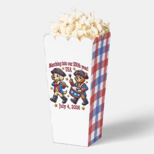 July 4th USA 250th Anniversary Semiquincentennial Favor Boxes