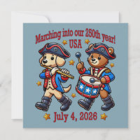 July 4th USA 250th Anniversary Semiquincentennial 