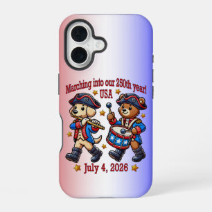 July 4th USA 250th Anniversary Semiquincentennial iPhone 16 Case