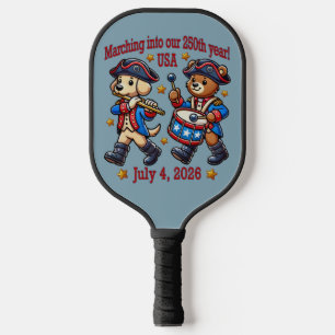 July 4th USA 250th Anniversary Semiquincentennial Pickleball Paddle