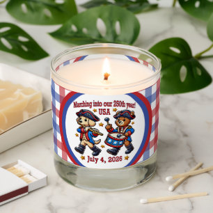 July 4th USA 250th Anniversary Semiquincentennial Scented Candle