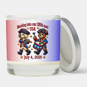 July 4th USA 250th Anniversary Semiquincentennial Scented Candle
