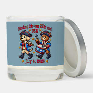 July 4th USA 250th Anniversary Semiquincentennial Scented Candle