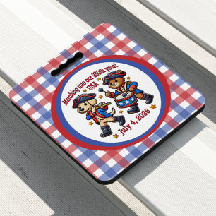 July 4th USA 250th Anniversary Semiquincentennial Seat Cushion