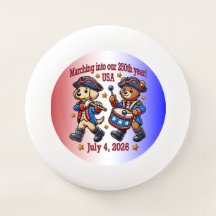 July 4th USA 250th Anniversary Semiquincentennial  Wham-O Frisbee