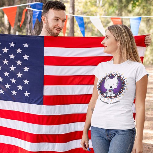 JULY 4TH USA Westie T_Shirt