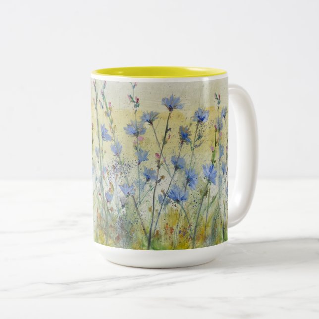 July Beauty Two-Tone Coffee Mug (Front Right)
