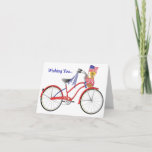 July Bicycle Card