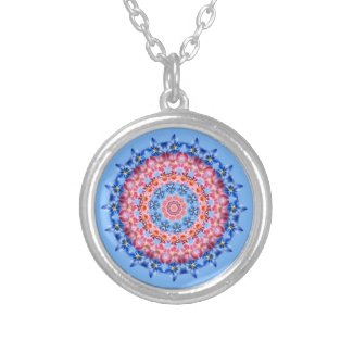 July Birth Month Flower Blue Larkspur Mandala Art