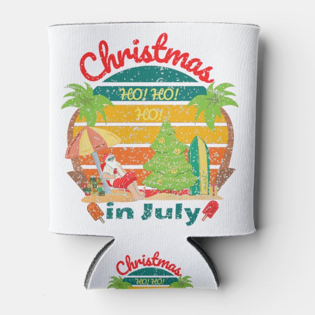 july christmas/christmas in july can cooler (Front)