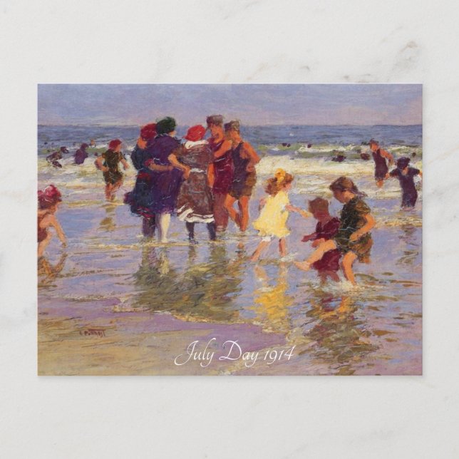 "July Day 1914 EH Potthast" Postcard (Front)