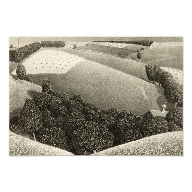 July Fifteenth, 1938 by Grant Wood Photo Print (Front)