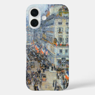 July Fourteenth, Rue Daunou by Childe Hassam iPhone 16 Case