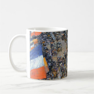 July Fourteenth, Rue Daunou by Childe Hassam Coffee Mug