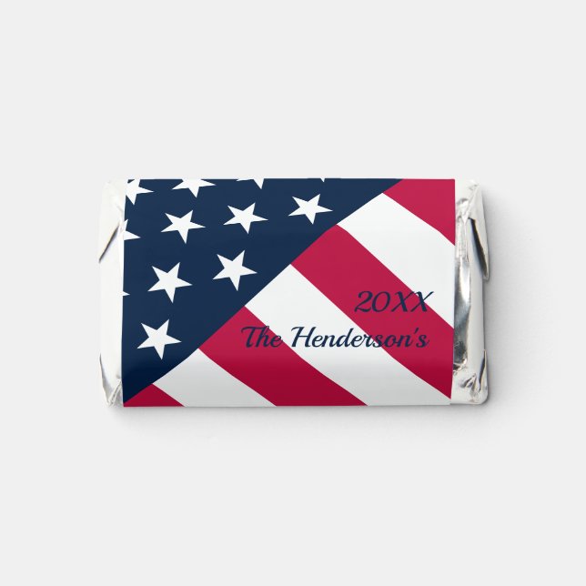 July Fourth Flag Hershey's Miniatures (Front)