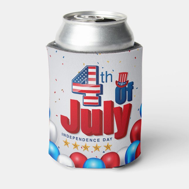 July Fourth Holiday Can Cooler (Creator Uploaded)