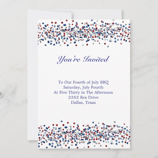 July Fourth Invitation (Front)