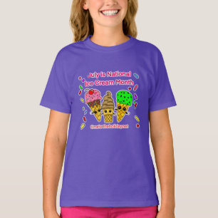 July is Ice Cream Month T-Shirt