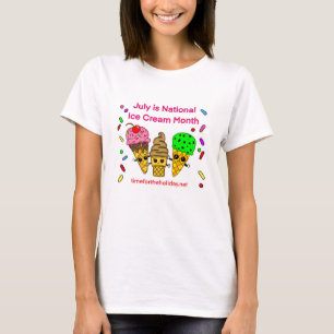July is Ice Cream Month T-Shirt