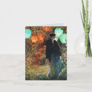 July Night Happy Birthday Greeting Card