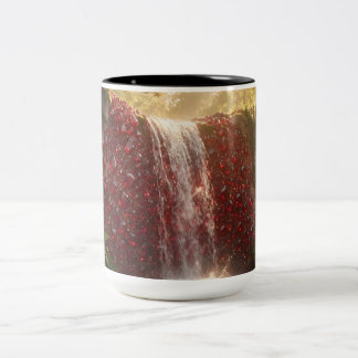 July Ruby Waterfall Two-Tone Coffee Mug