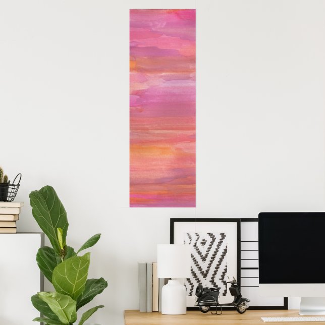 July Sunrise Watercolors Poster (Home Office)