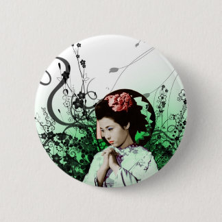 Julzips - Geisha Pinback Button