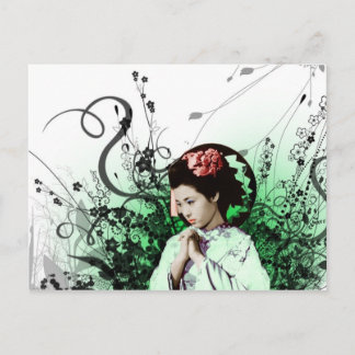 Julzips - Geisha Postcard