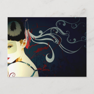 Julzips - Mascarada Postcard